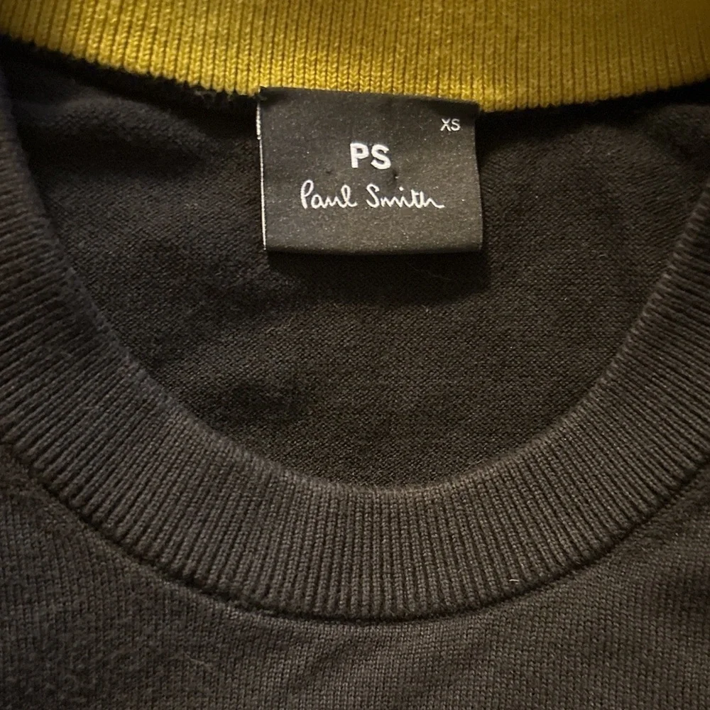 PS Paul Smith black zebra logo crew neck, NWOT. Size Xs
